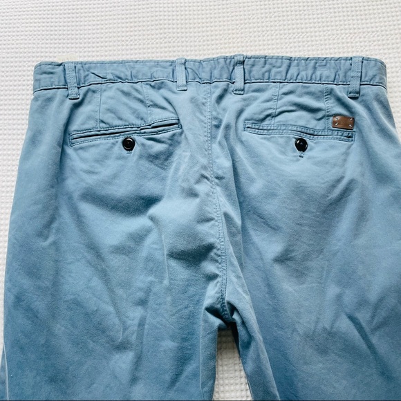 ZARA MAN Blue Chinos Pants Size 34 Smart Casual Office Work Corporate Event - Picture 6 of 9